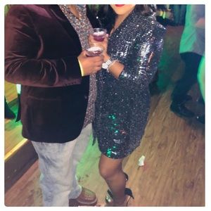 Dying To Know My Name Dress - Silver